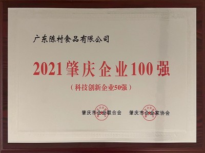 2021肇庆企业100强